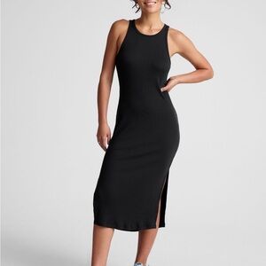 Beyond Yoga Black Midi Dress NWT